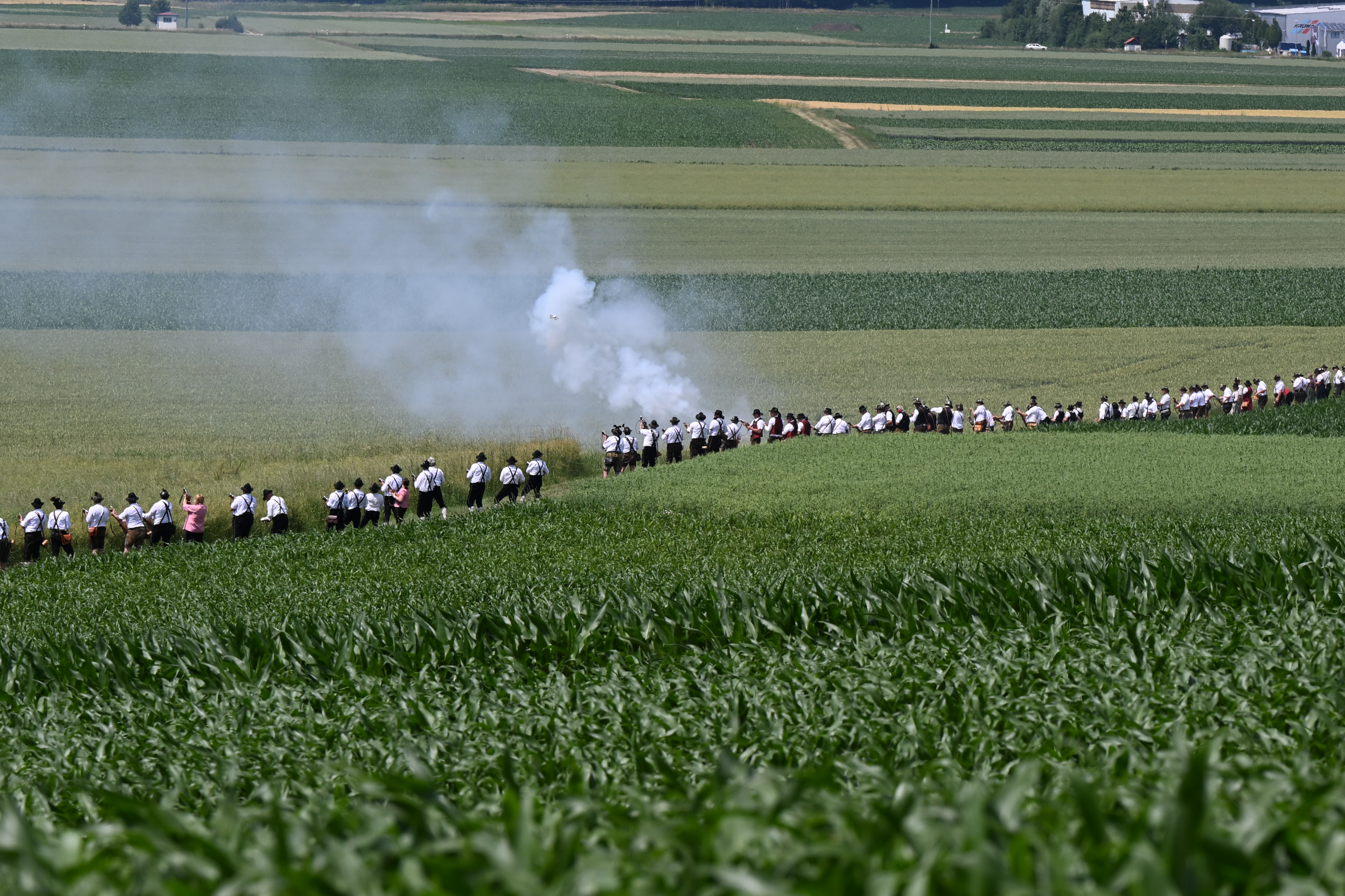 Wattenweiler Festtage Böllerschützentreffen